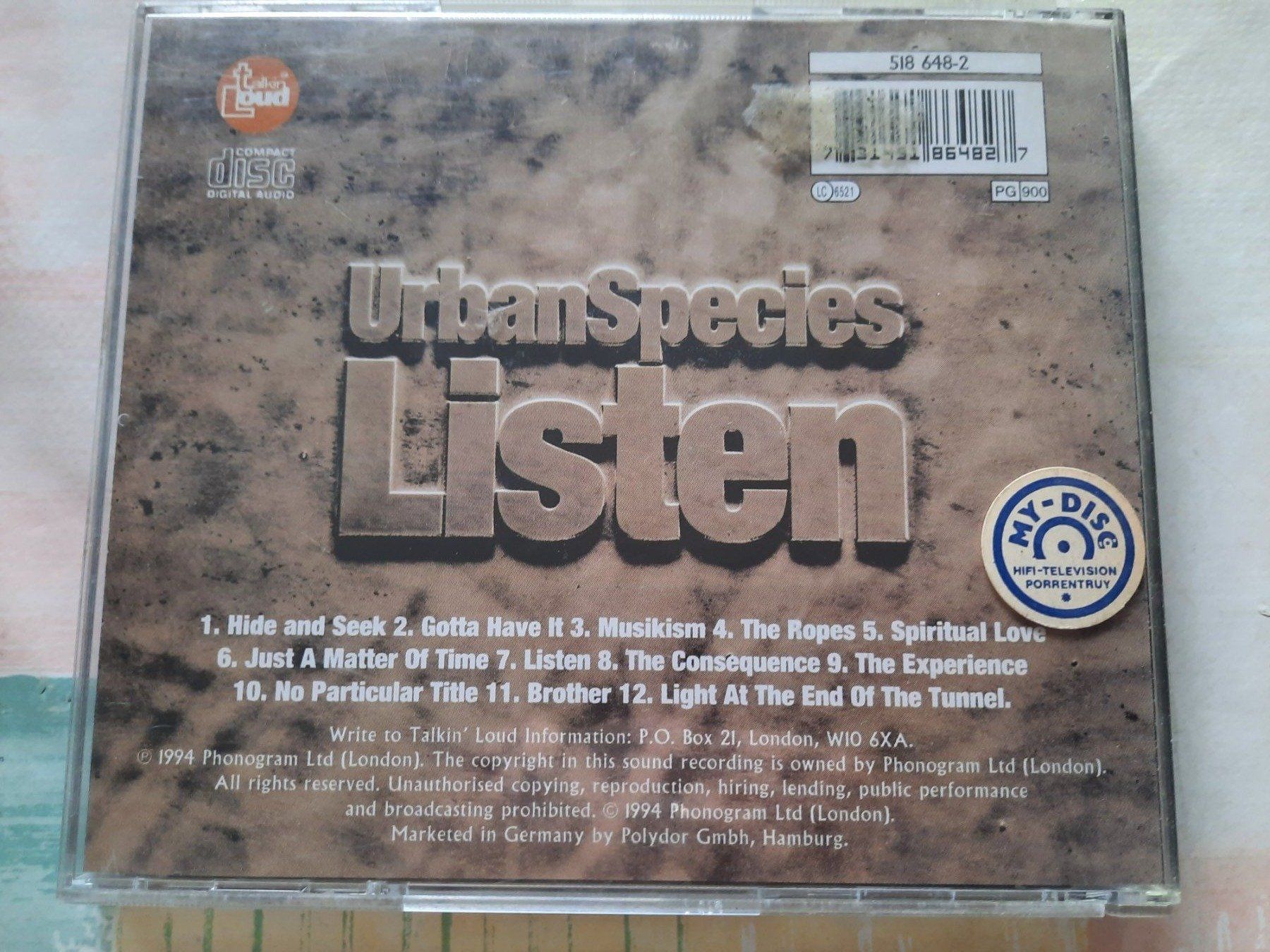 CDs: Cd Urban Species - Listen – Gebraucht aus Pully von bro_n52j 1