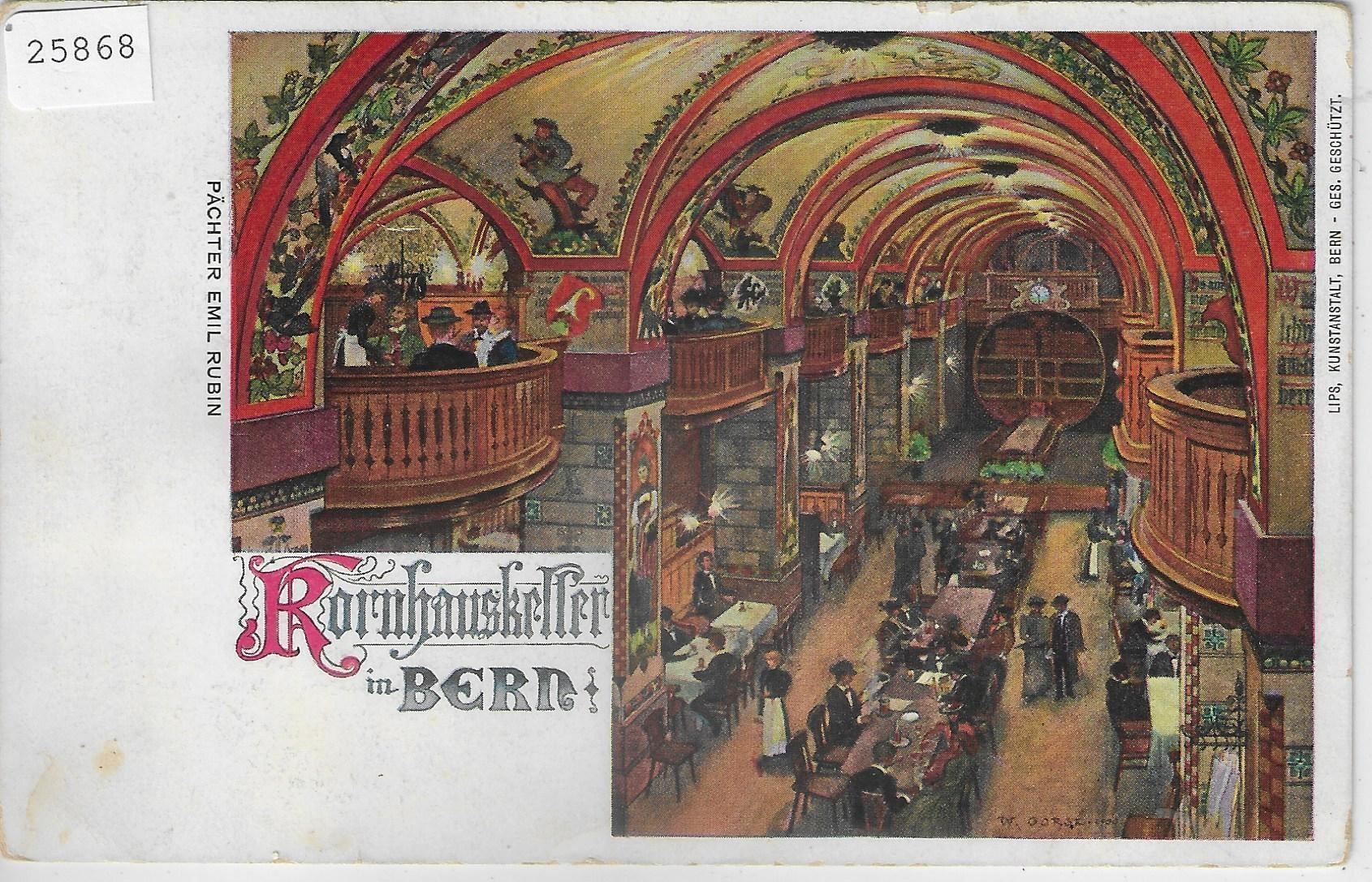 Plaketten & Abzeichen: Bern - Kornhauskeller - Pächter Emil – Antik aus Ettingen von Kartenplanet