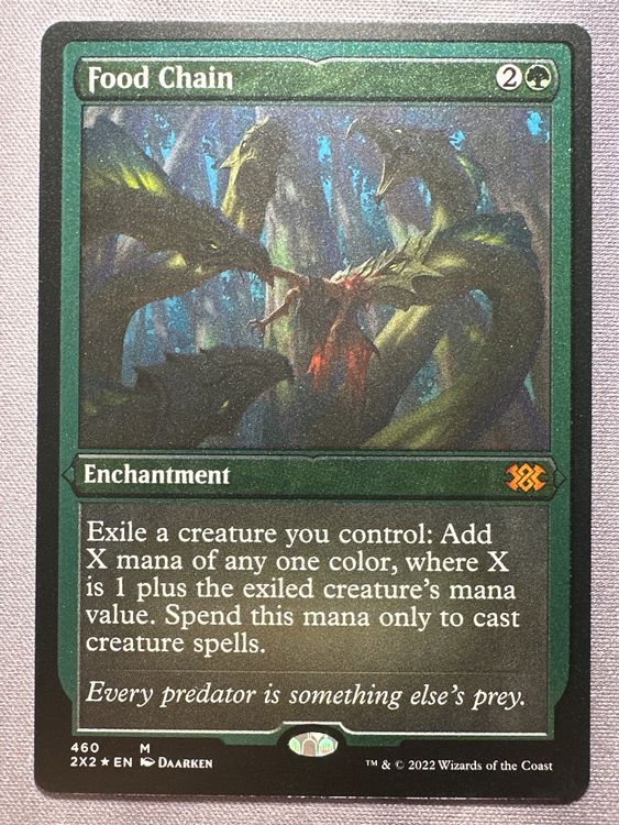 Food Chain ETCHED FOIL Variant 460 Double Masters 2022 Kaufen auf Ricardo
