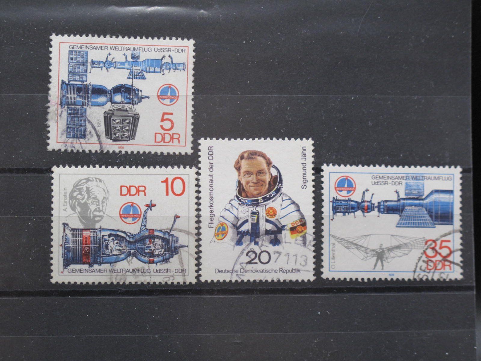 Alle Briefmarken: DDR 1978 Weltraumflug gest – Gebraucht aus Wil SG von fva01