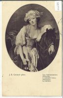 J.B. Greuze - Das Milchmädchen mit Pferd