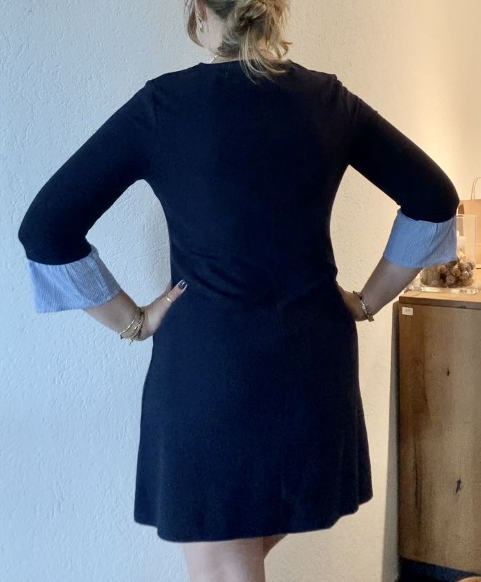 Vestiti: Dunkelblaues Strickkleid, Gr. M – Usato da Ennetbaden venduto da maj_87mn 2