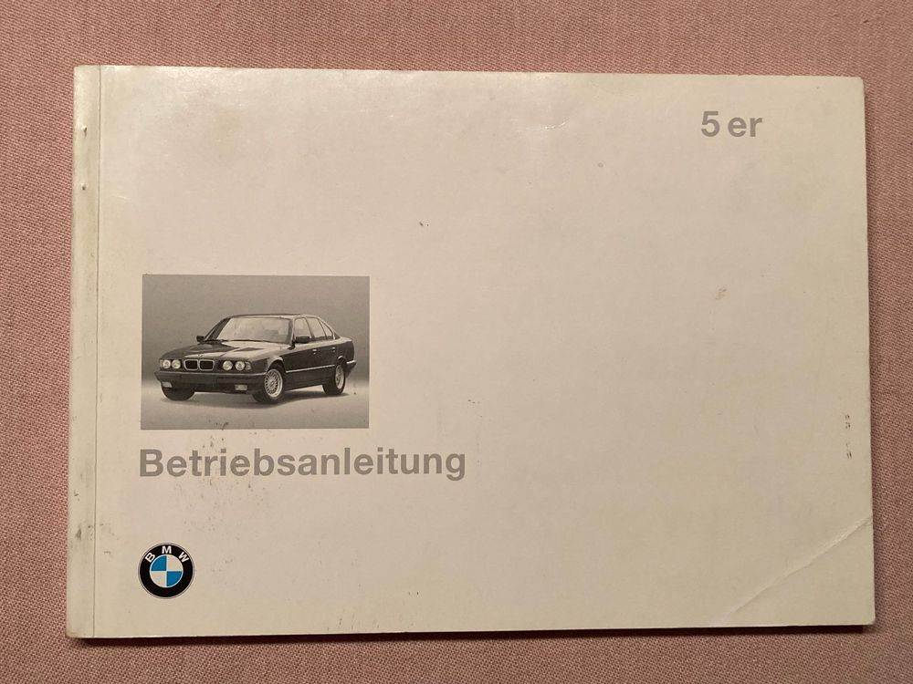 Betriebsanleitung e34 bmw