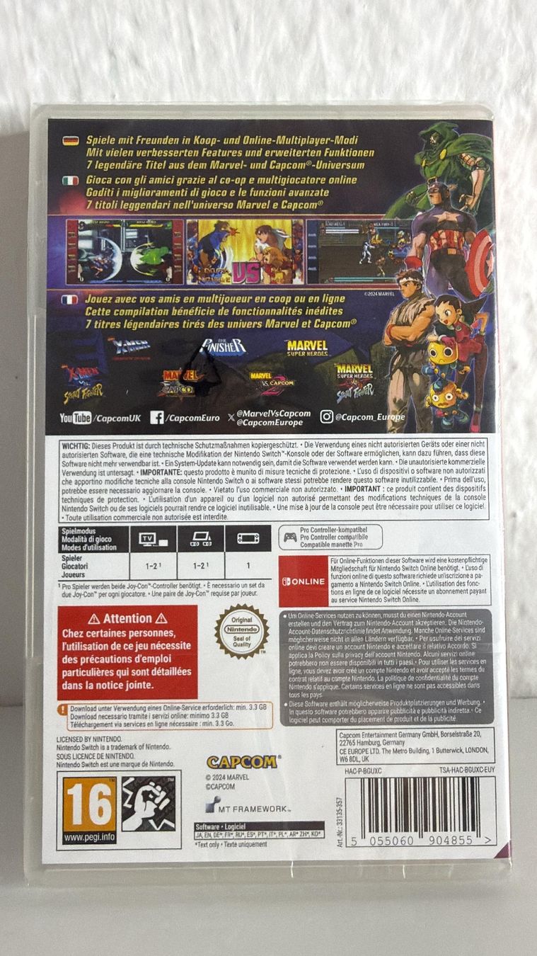 Spiele: Marvel vs Capcom Fighting Collection Switch,Brand New-Sealed – Neu und originalverpackt aus Ehrendingen von lax21 1