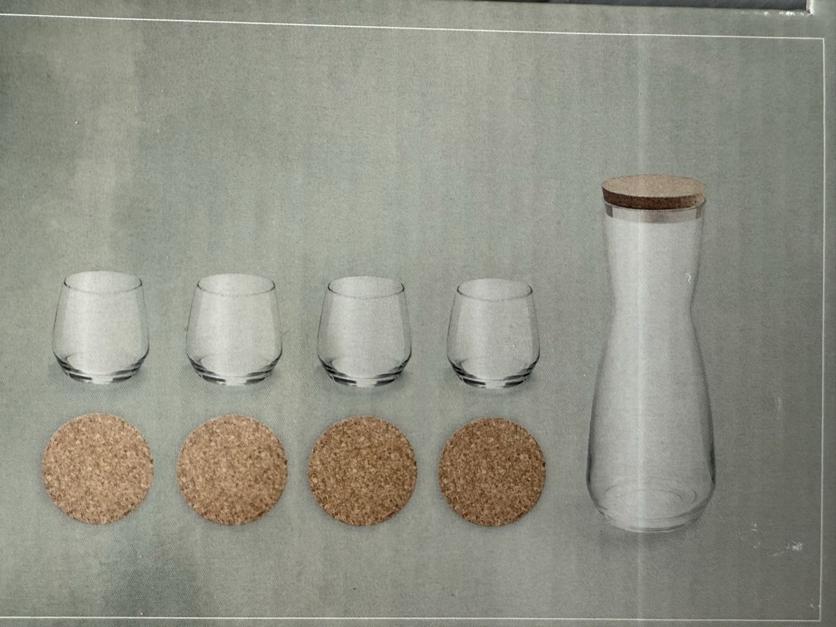 Bicchieri: Set 4 Gläser mit Wasserkaraffe – Usato da Les Enfers venduto da samoern 4