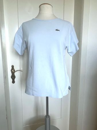 Lacoste T-Shirt, hellblau, Baumwoll-Piqué, M 38 40