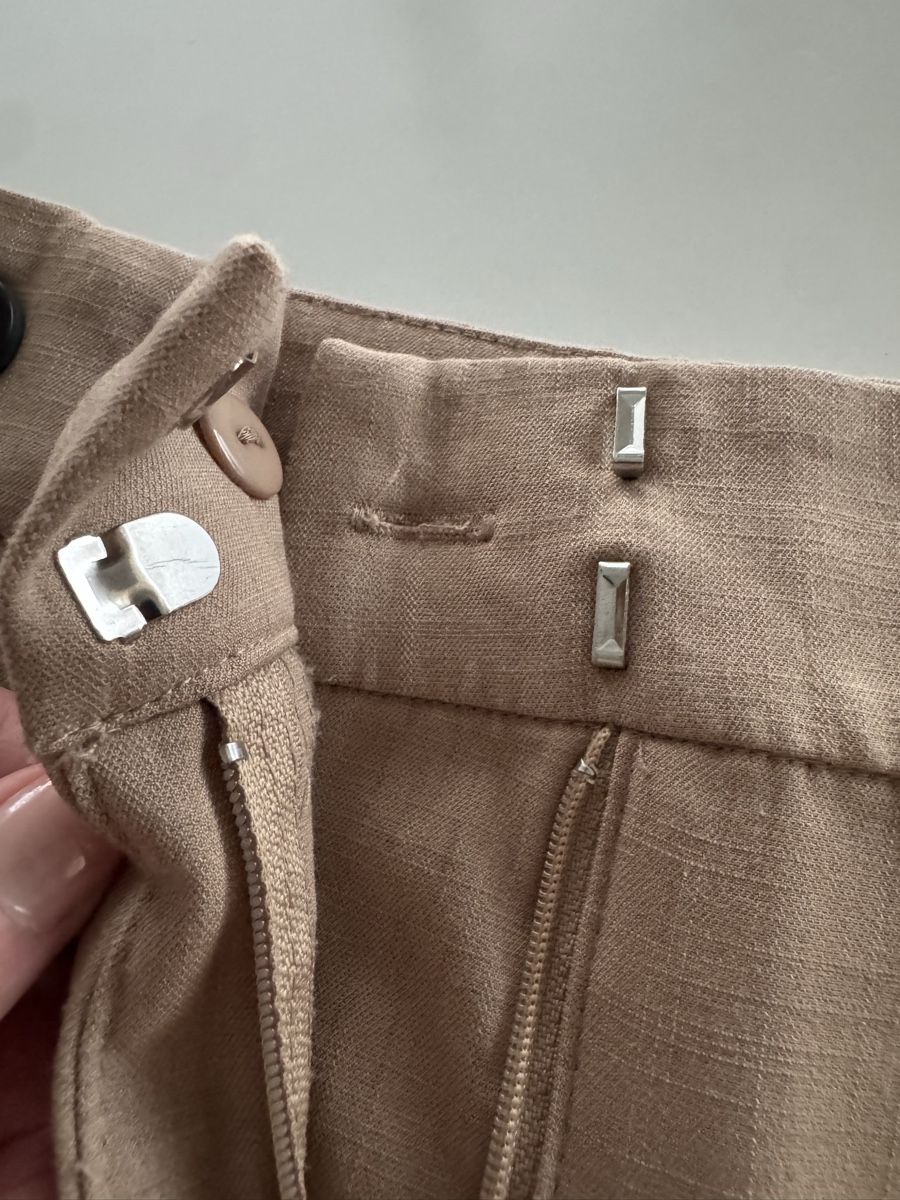 Zara Pantaloni: Zara Stoffhose, Beige, Grösse XS – Usato da Arbon venduto da leu_g29t 1