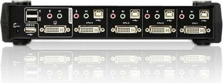Hubs & Switches: Aten CS1764A, 4 Port KVM Switch, 2x USB, DVI – Neu (gemäss Beschreibung) aus Bern von Fireblades 5