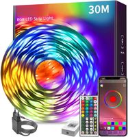 LED STREIFEN 30 METER MIT FERNBEDIENUNG - LED STRIP RGB
