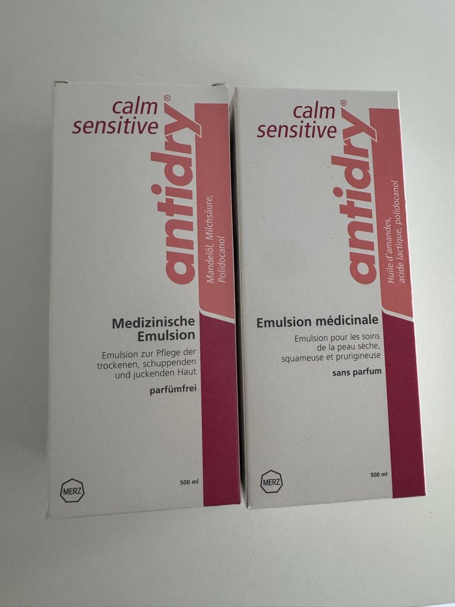 Idratazione: Antidry Calm Sensitive Emulsion 2x500ml neu – Nuovo e nell'imballaggio originale da Reichenburg venduto da 7827373