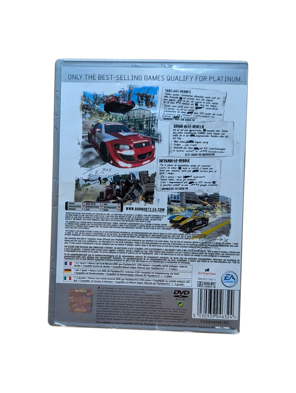 Sony Spiele: Burnout 3: Takedown PlayStation 2 (PS2) – Gebraucht aus Domat/Ems von IsseldorsShop 1