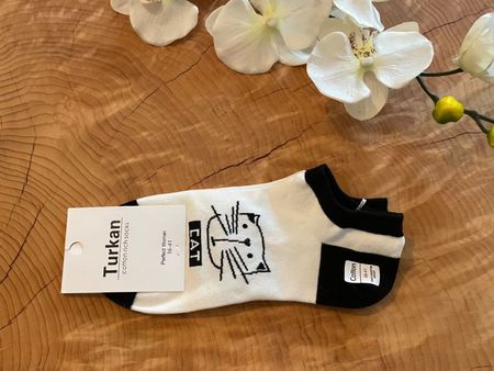 NEU! Chaussettes chat "CAT" T. 36 à 41 / Katzen-Socken