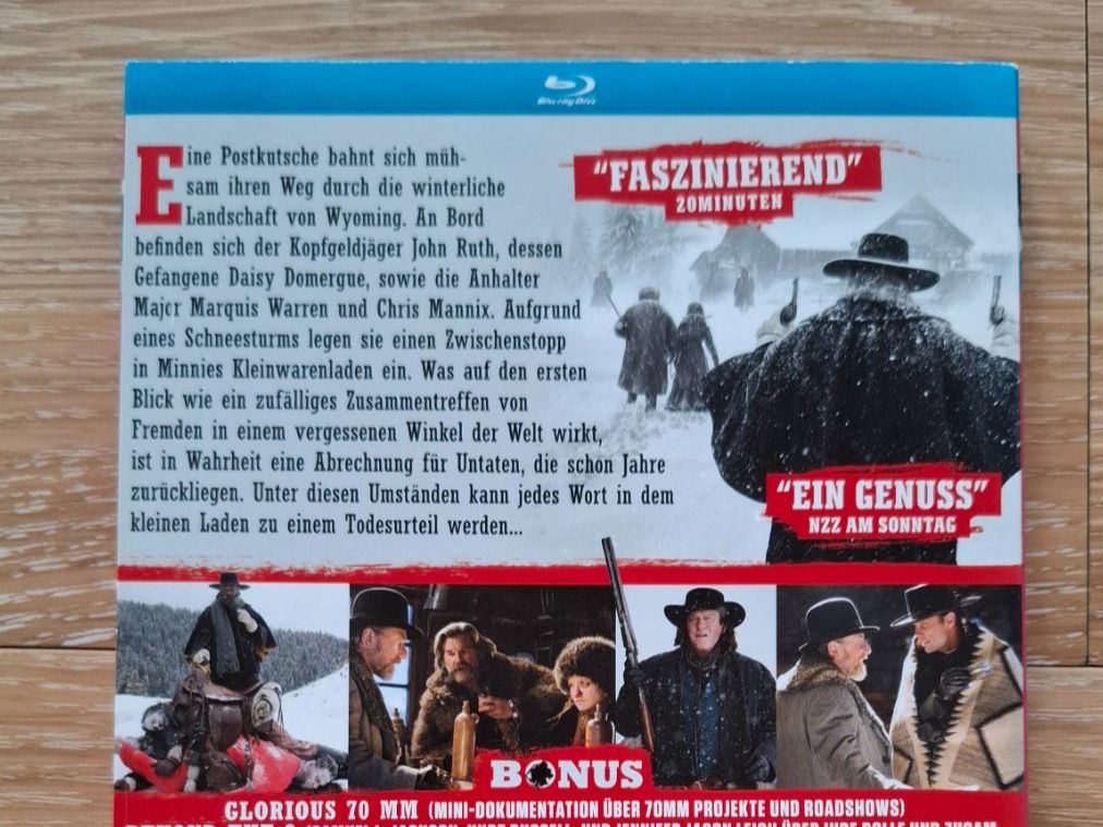 Tutti i DVDs: Blu-Ray-Disc: The Hateful Eight - Quentin Tarantino – Usato da Nussbaumen AG venduto da yan_zdf8 1