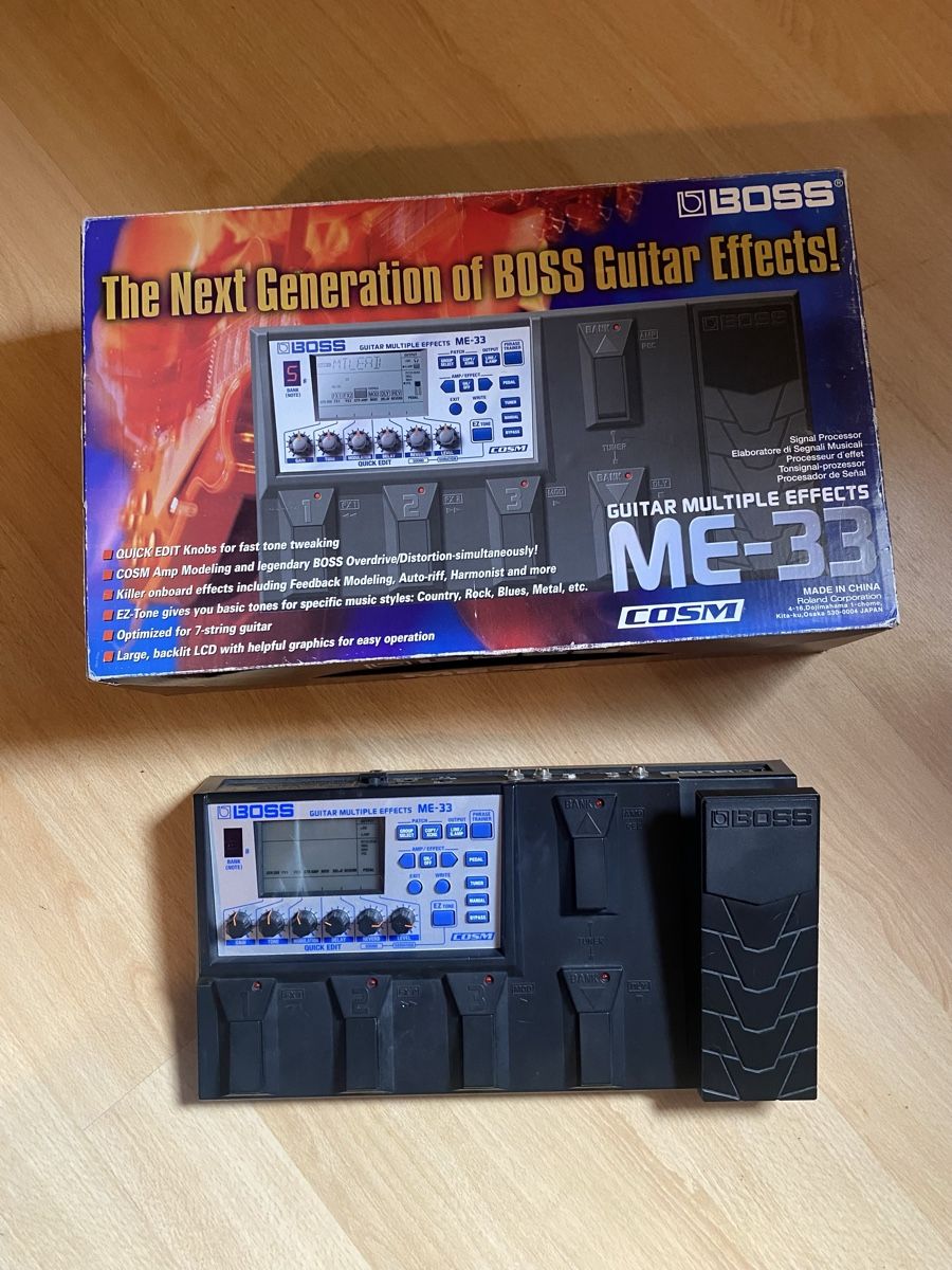 Boss Amplificateurs: BOSS ME-33 Guitar Multiple Effects  – D'occasion à Rochefort par runeii 2