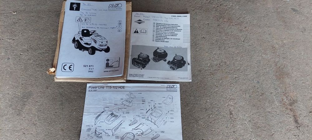 ALKO AL-KO T17-103.8 HD nov motor Loncin 452 ccm 16 KM 102 cm ol. črp