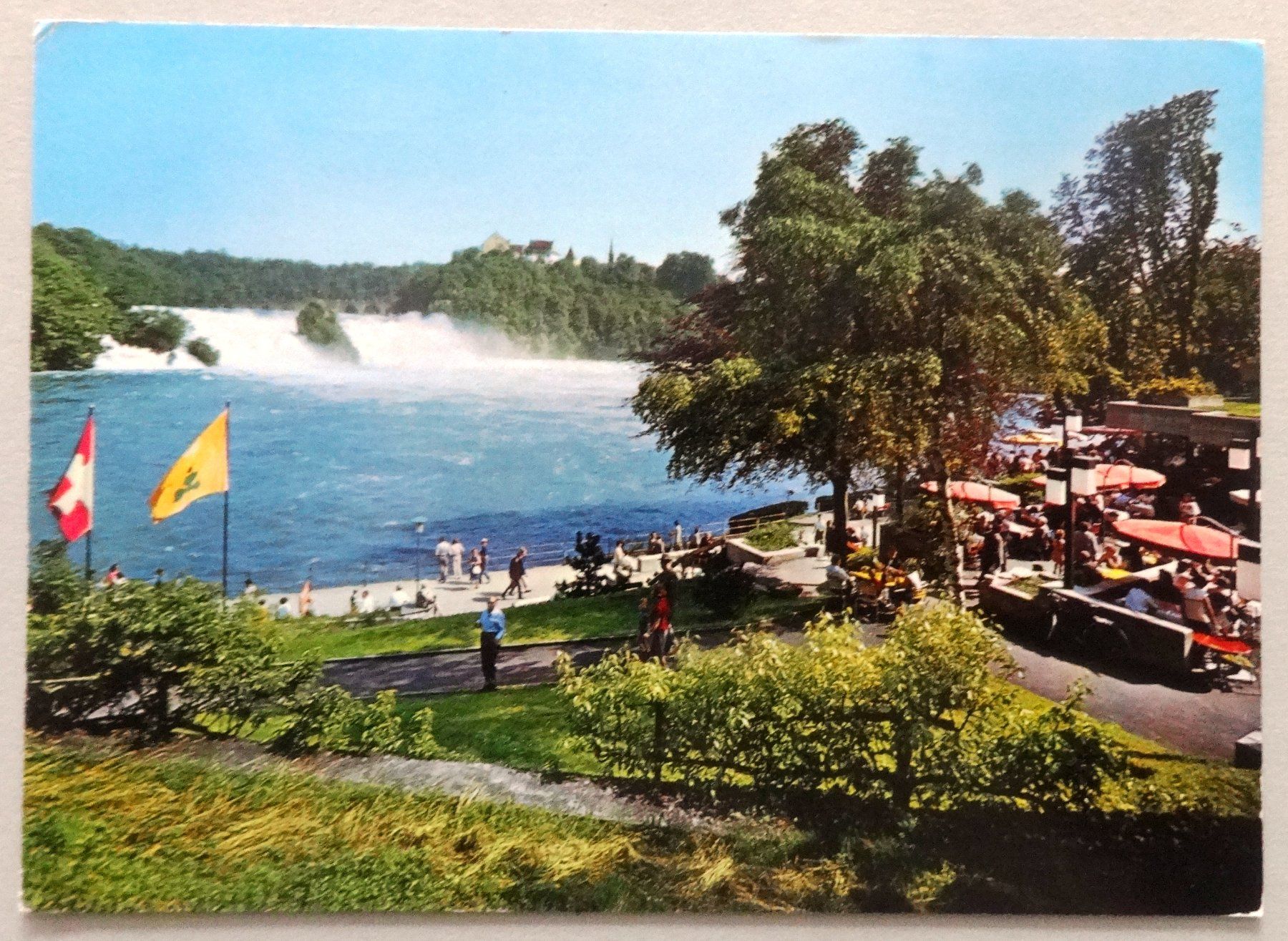 Ansichtskarten: Rheinfall vom Parkhotel aus – Gebraucht aus Fétigny von Billy2miny