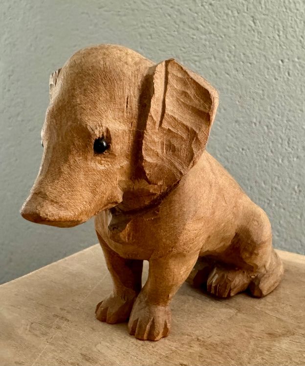 Alter Holz Hund Dackel geschnitzt Tier Brienzer Schnitzerei? | Kaufen ...