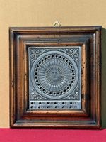 Vintage Perpetual Calendar in Wooden Frame, Unique Decor