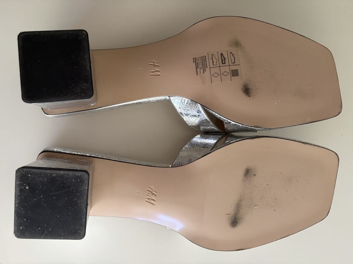 H&M Scarpe da donna: Sandalen H&M silber Grösse 41, neu – Nuovo e nell'imballaggio originale da Muttenz venduto da stoeberi01 4