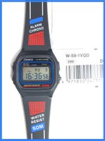 Casio W-59-1-VQD, neu, modifiziert mit neuem Casio Armband