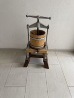 Presse Obstpresse Weinpresse Holz Metall H ca. 85cm 