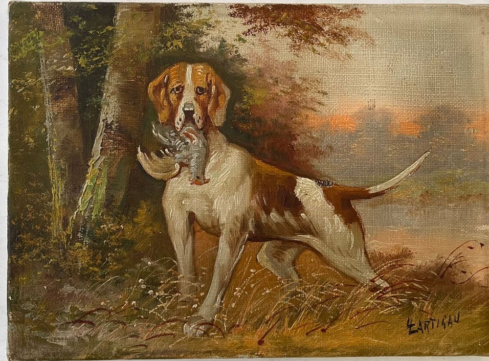 Louis LARTIGAU (XIXXX) Gemälde Kaufen auf Ricardo