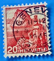 Nr.215 Landschaftsbilder Stempel  Geneve   
