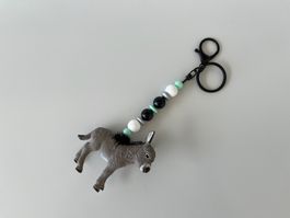 SCHLEICH Schlüsselanhänger Esel