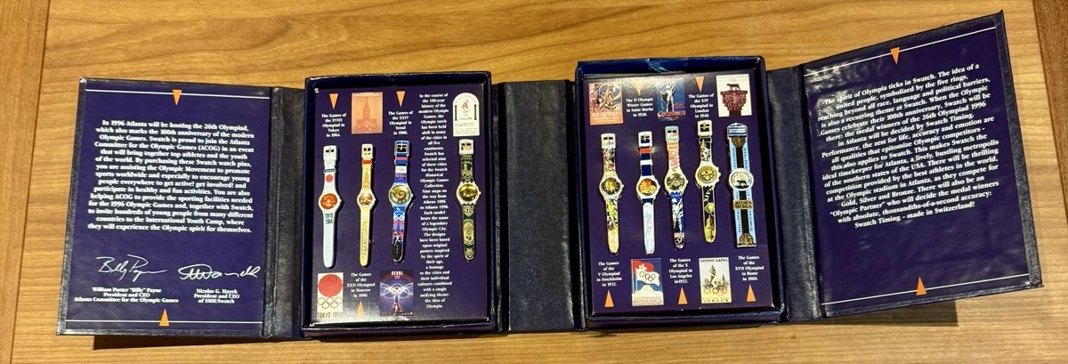 Placchette & Badge: Swatch Olympic Pins Set 1996 Limited 0888/3600 – Usato da Stadel venduto da bewinshop 3