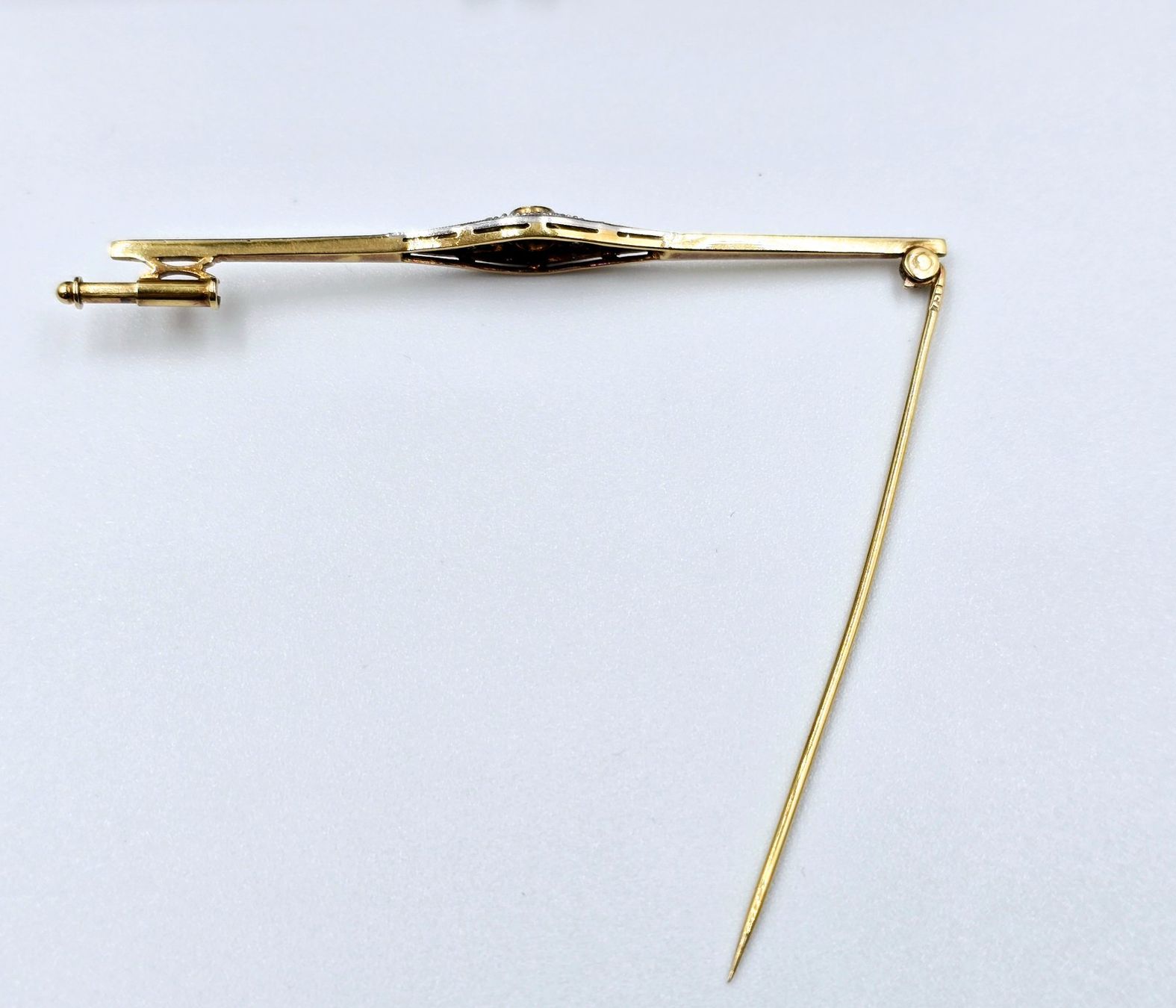 Broschen & Nadeln: antike stabbrosche 750gg, diamant 3 mm – Gebraucht aus Linden von Rsushi 3