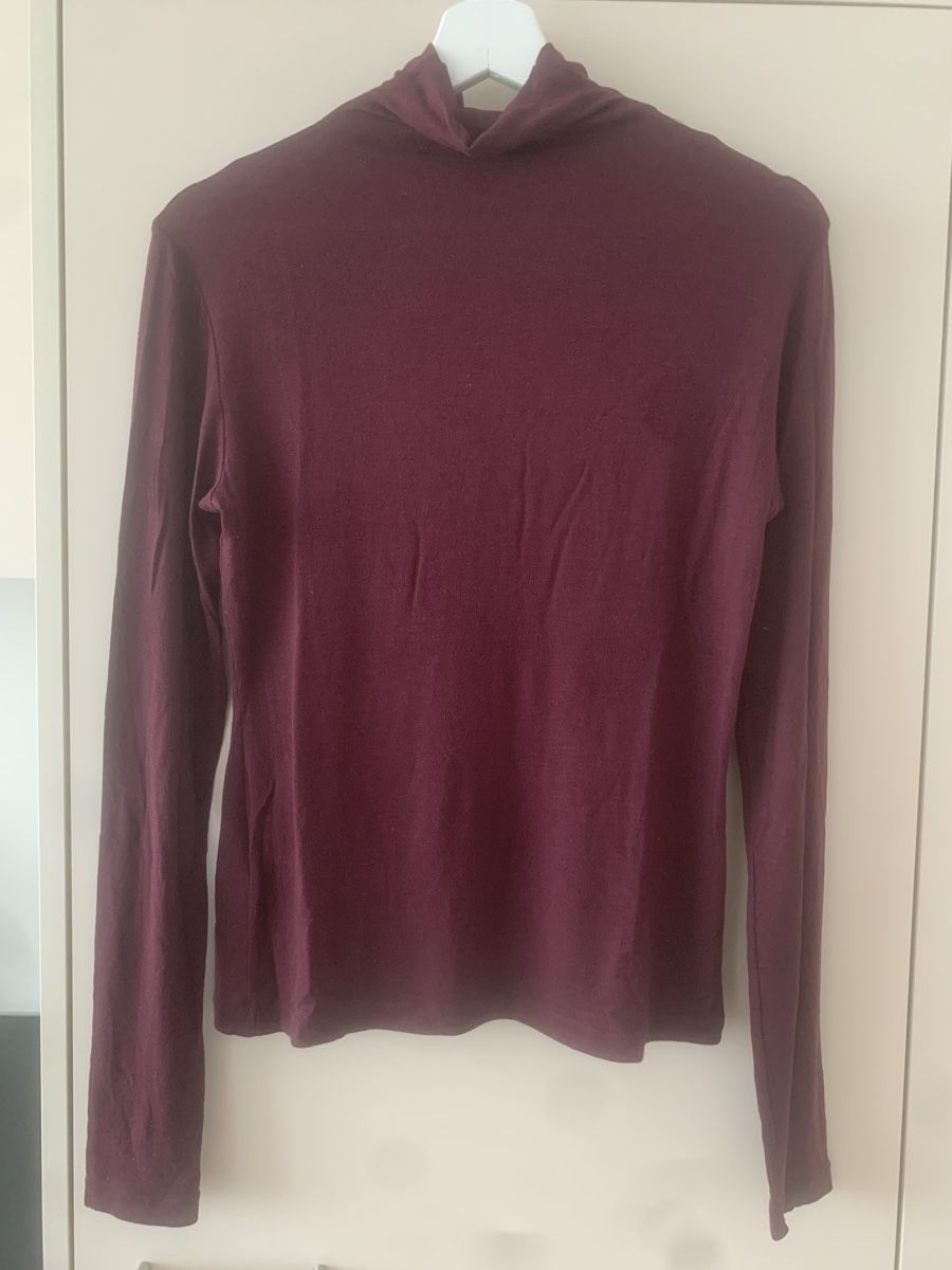 Uniqlo Pulls & Sweat-shirts: Uniqlo Heattech Extra Warm Rollkragenpullover Gr. M Burgundy – D'occasion à Zürich par MK124