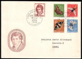 Pro Juventute 1955 FDC, Kat.60.-