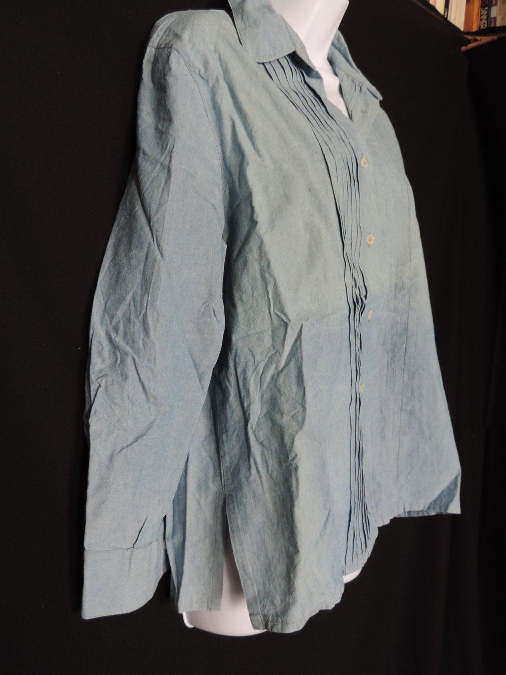 Camicette: chemise jeans bleue claire Pupa – Usato da Genève venduto da Axelle333 6