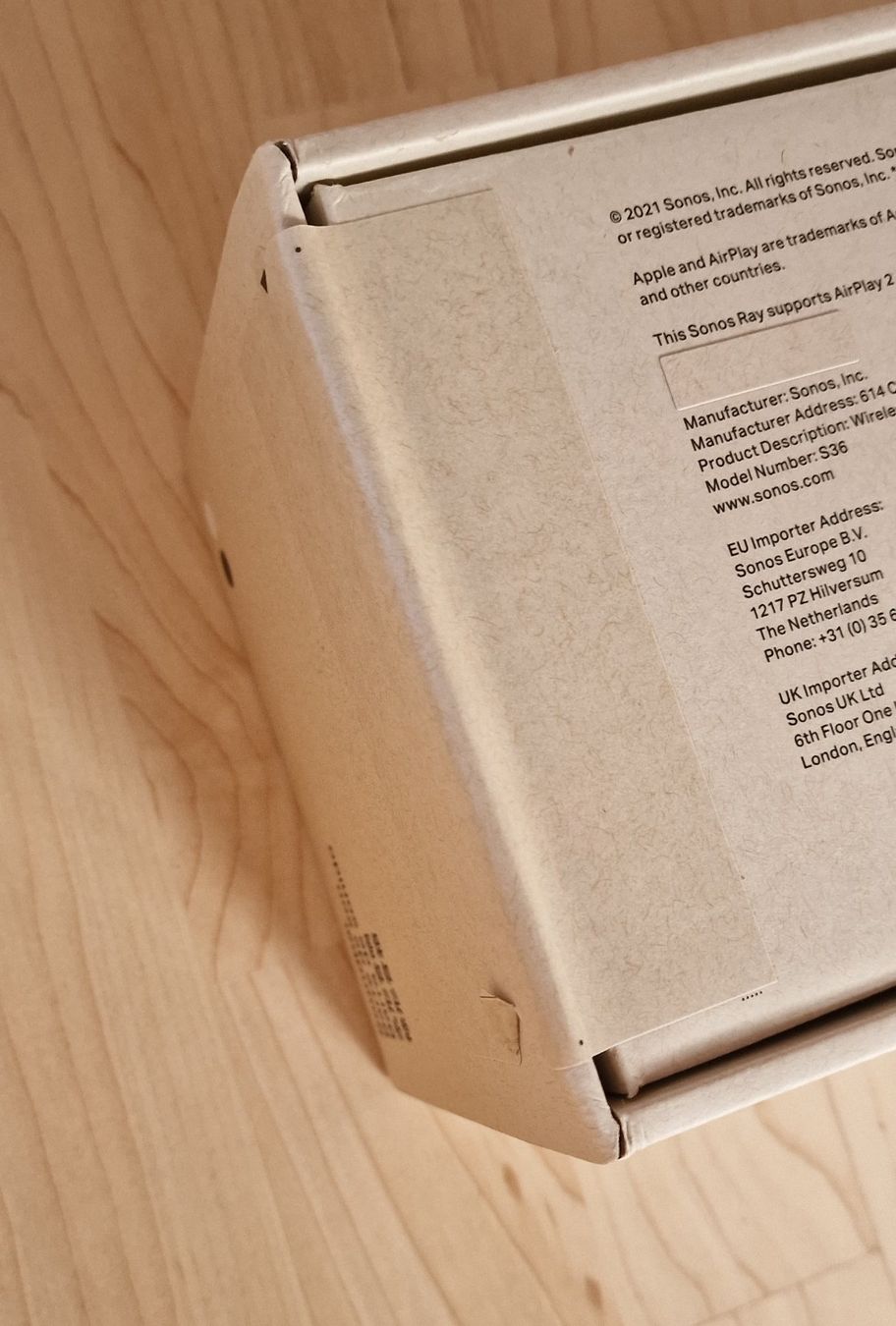 Sonos Lautsprecher: SONOS Ray weiss - wenig gebraucht – Neu und originalverpackt aus Uitikon Waldegg von andreaslehmann123 1