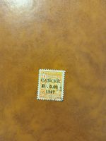 Timbre rare Panama Cancer 1947, valeur historique!