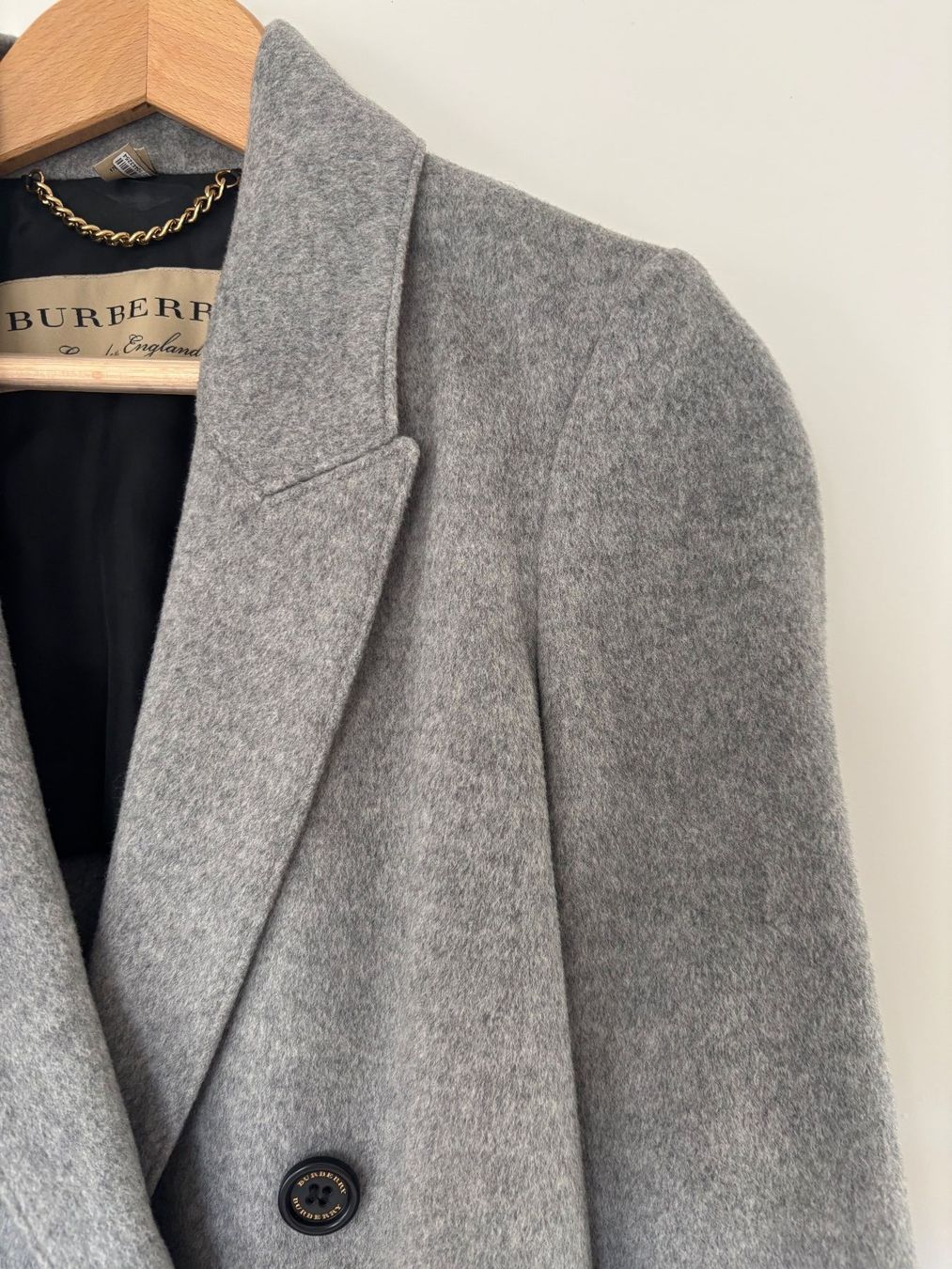 Burberry Cappotti: BURBERRY  Wolll/Kaschmirmantel, hellgrau oversized CH 34 – Nuovo (secondo la descrizione) da Herrliberg venduto da mayfi 1
