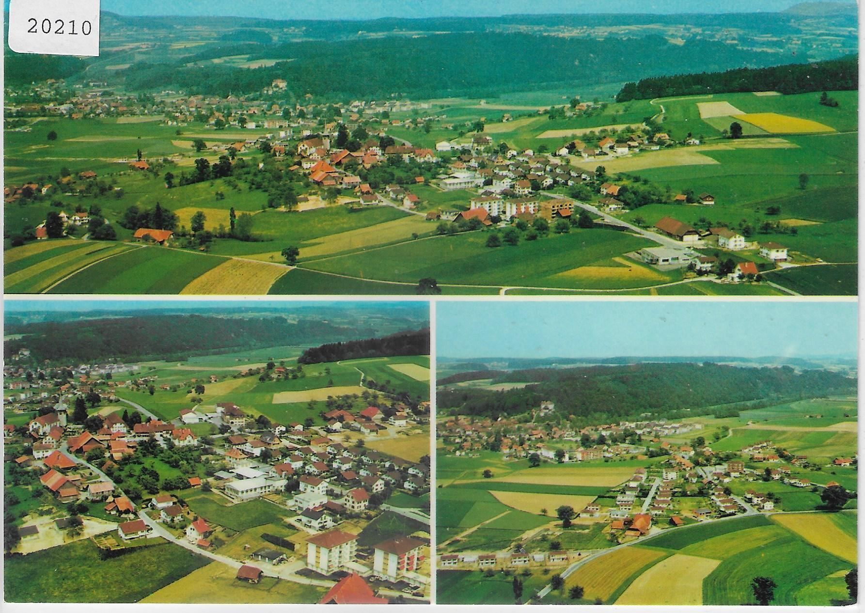 Cartoline postali: Flugaufnahme Bösingen FR – Antico da Ettingen venduto da Kartenplanet