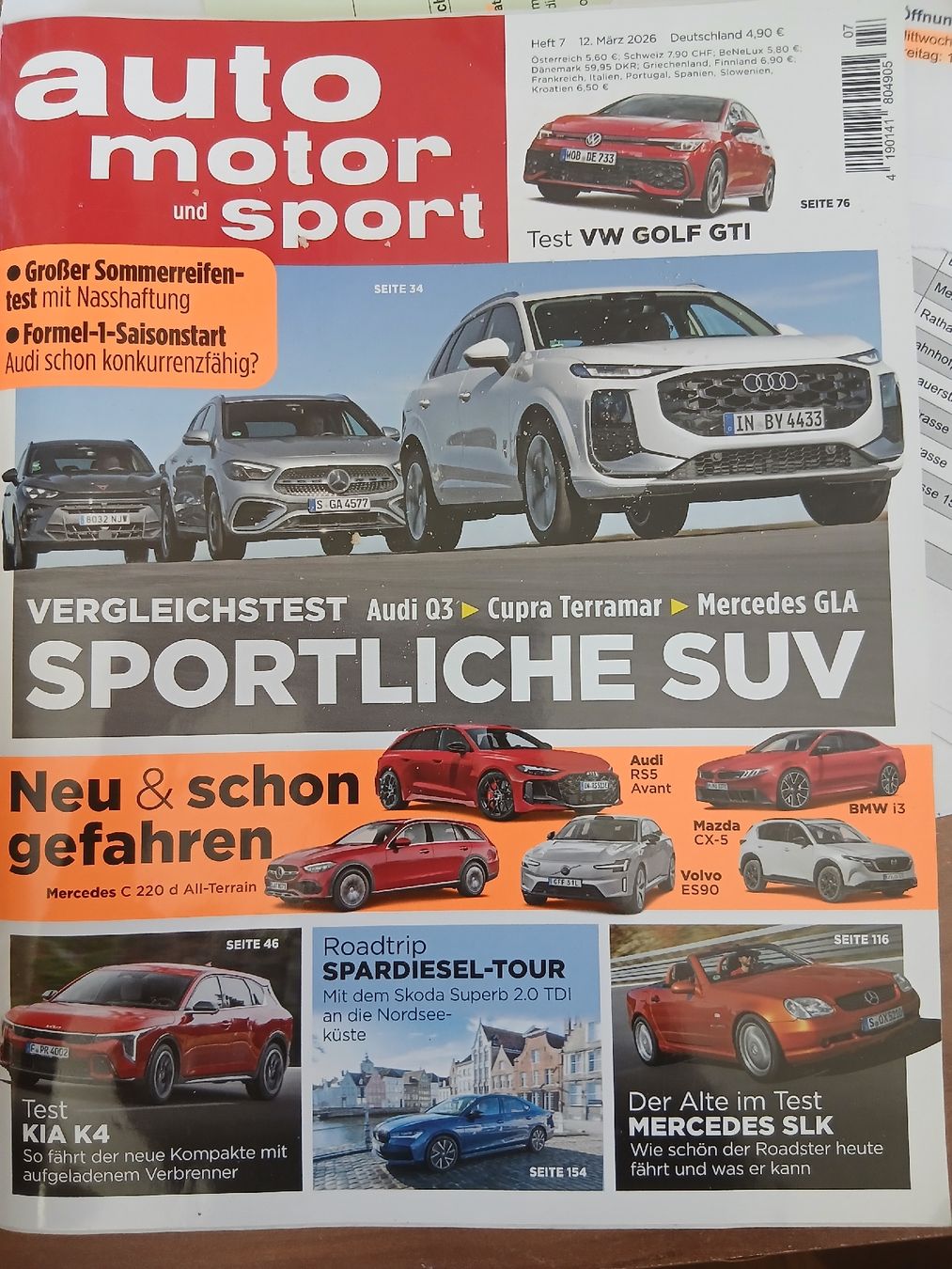 Riviste & Magazine: Auto Motor u sport 12, 3 2026 – Nuovo (secondo la descrizione) da Safenwil venduto da saavo