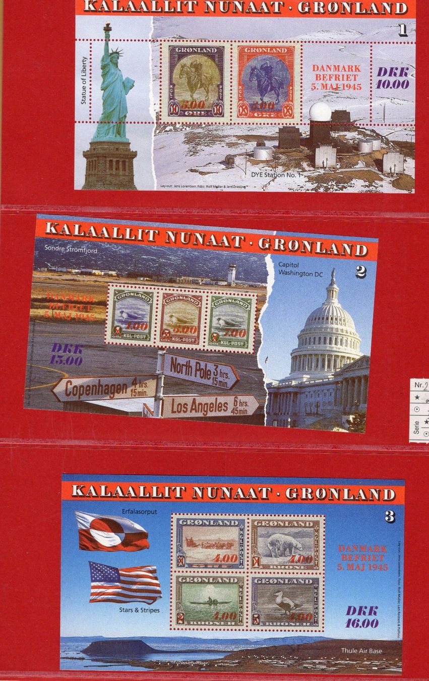 Alle Briefmarken: R5262  /  Danemark Grönland 1994 -1996 – Neu (gemäss Beschreibung) aus Ste-Croix von MONT-TAGNAC 3
