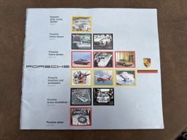 Porsche Prospekt: Produktion, Forschung, Rennsport etc. 1985
