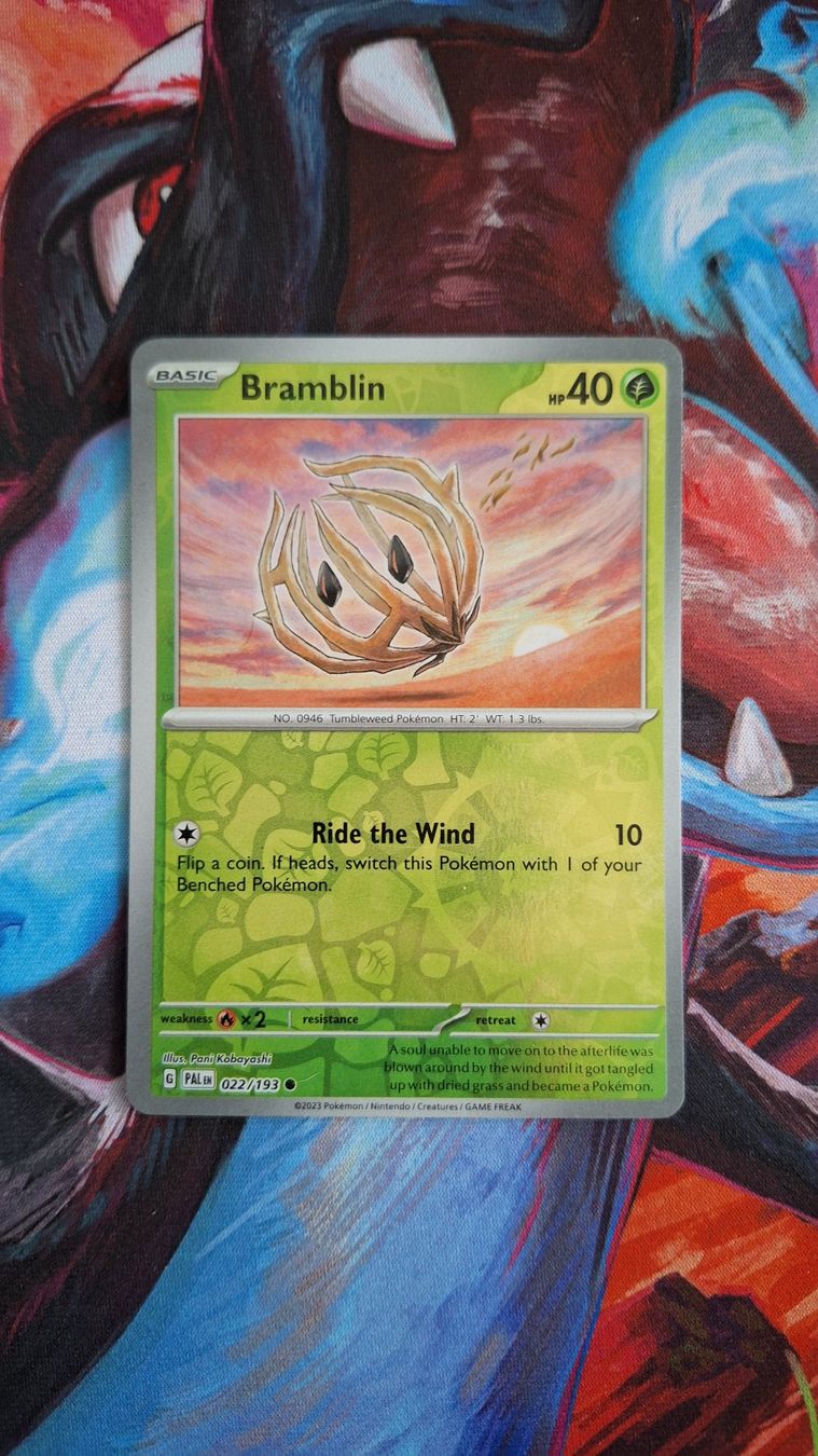 Pokémon Carte collezionabili: Bramblin - Reverse Holo - Pokemon Paldea Evolved – Usato da Altstätten SG venduto da GGsGameshop