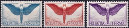 1923/30, Ikarus-Serie Nr. F10-F12, postfr.**, fehlerfrei.