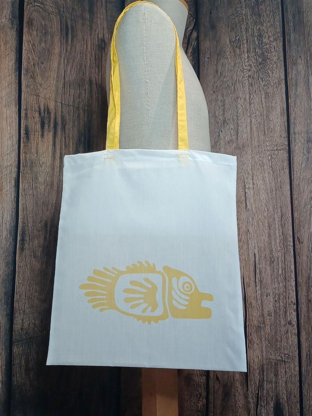 Borse: Shopper AZTEC SERIE " YELLOW FISH " – Nuovo e nell'imballaggio originale da Turbenthal venduto da enjak