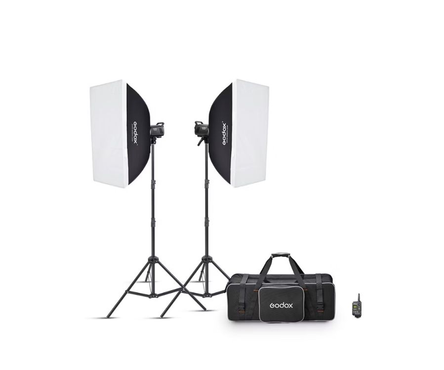 Godox MS200V Flash Da Studio 200W Con LED Modellazione - Sistema Senza Fili 2.4G, GN53, Monoluce Per Ritratto