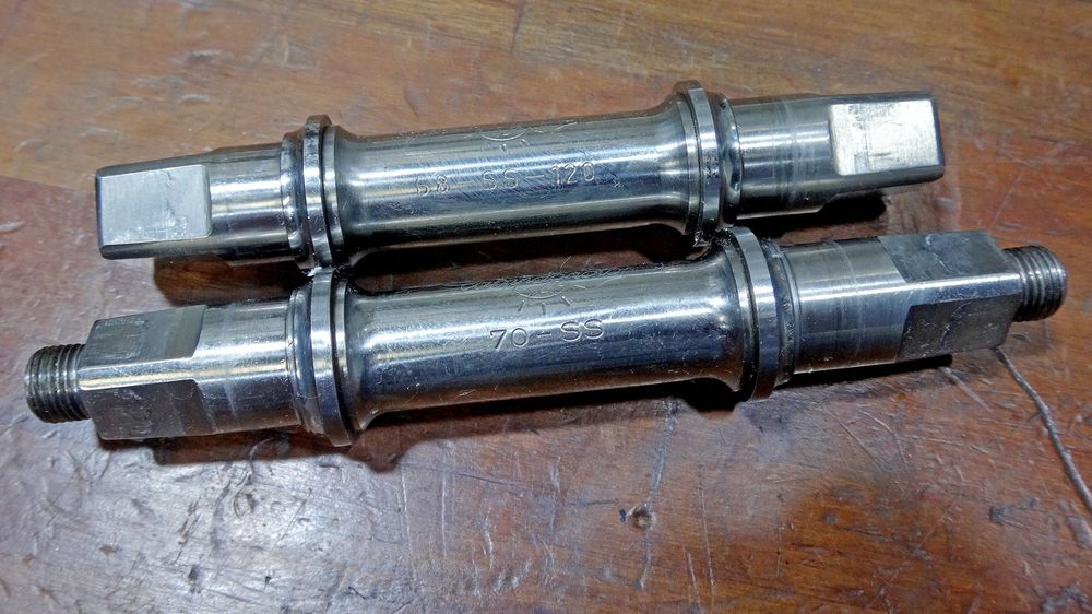 ECSiNG Tretlager-Set – Vierkantachse 68x110–132 Mm Für Standardfahrräder (Metall)