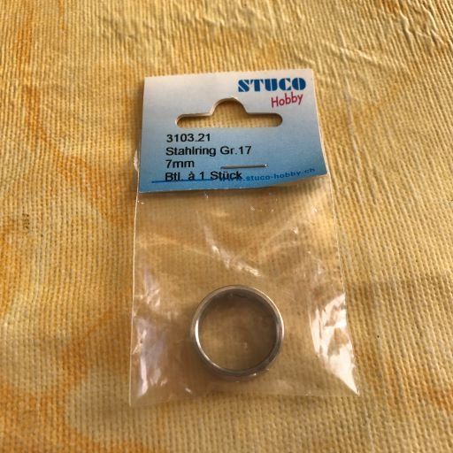 Kit bricolage: STAHLRING GR. 17 / 7MM 1STÜCK – Nuovo e nell'imballaggio originale da Ostermundigen venduto da wini63