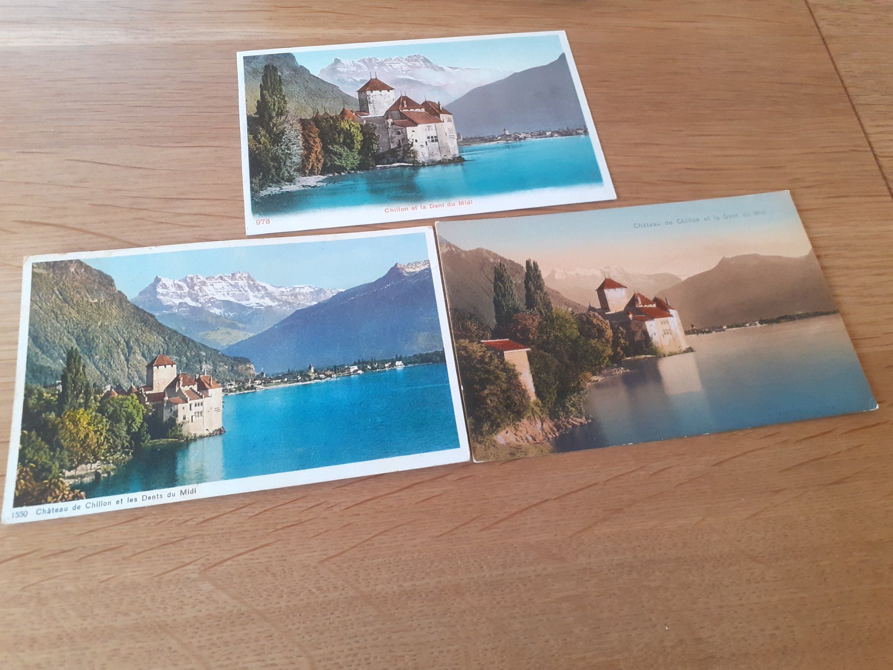 Cartoline postali: CHATEAU du CHILLON - les DENTS du MIDI - 1931 – Usato da Winterthur venduto da Ornyx7