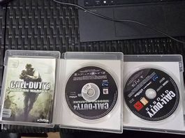 Call of Duty 4 MW + Ghosts (PS3)