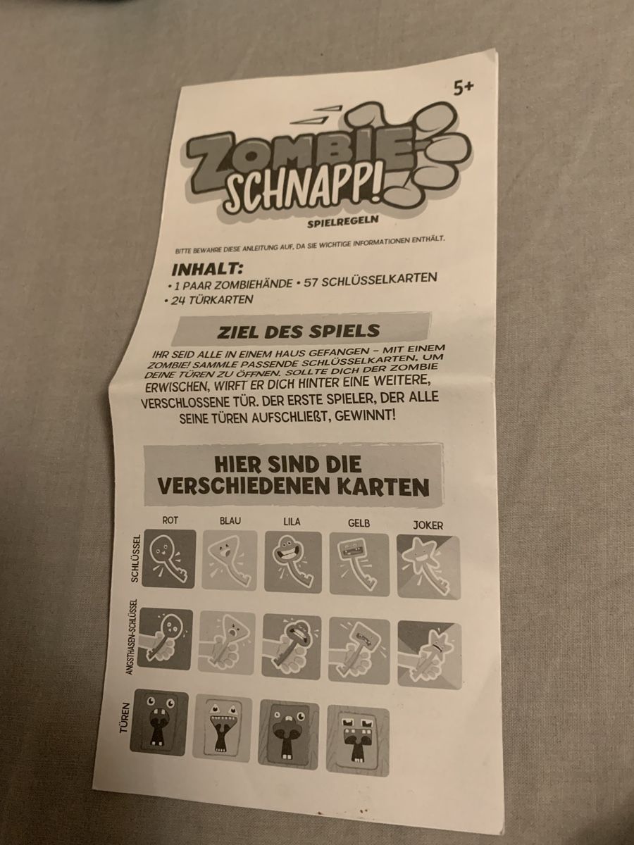 Spiele: Kinderspiel Zombie schnapp – Gebraucht aus Kirchberg BE von mua81 4