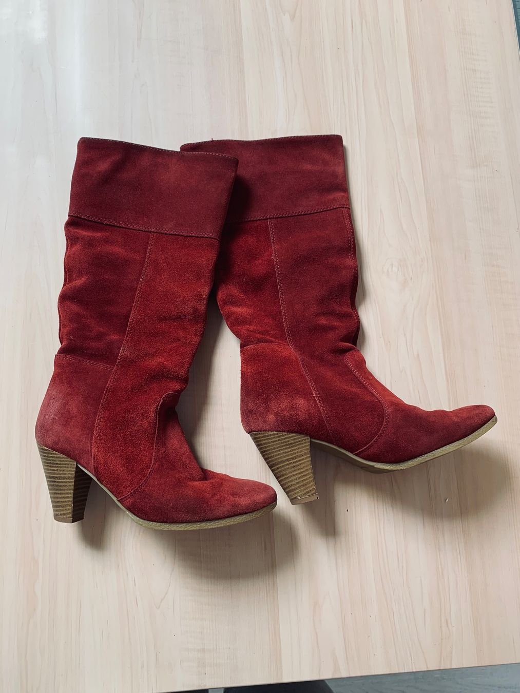 Scarpe da donna: Wildleder Damenstiefel Gr.38 Versand möglich – Usato da Steinen venduto da Firehorse66 1